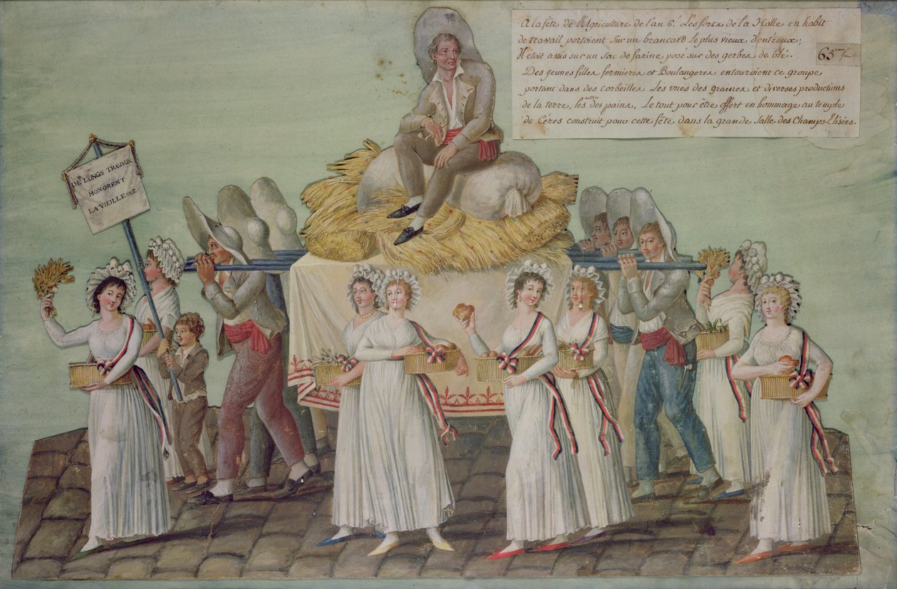 A mezőgazdaság ünnepe 1796-ban Párizsban alkotó: P. A. and J.B. Lesueur