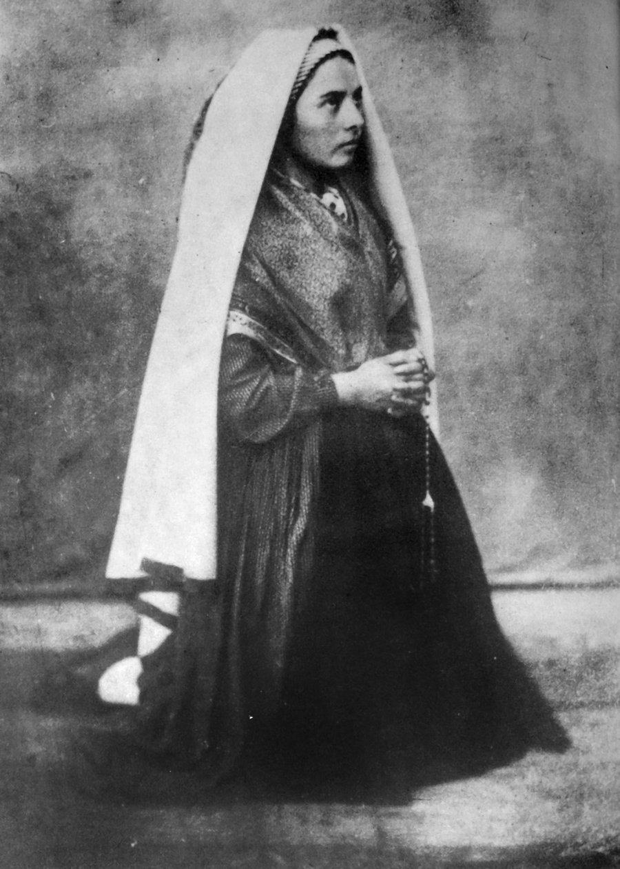 Soubirous Szent Bernát, 1861 vagy 1862 alkotó: P. Bernadou
