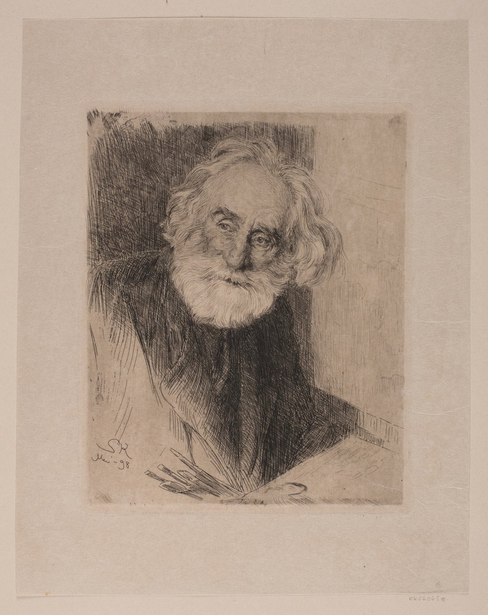 Vilhelm Kyhn portréja alkotó: Peder Severin Krøyer