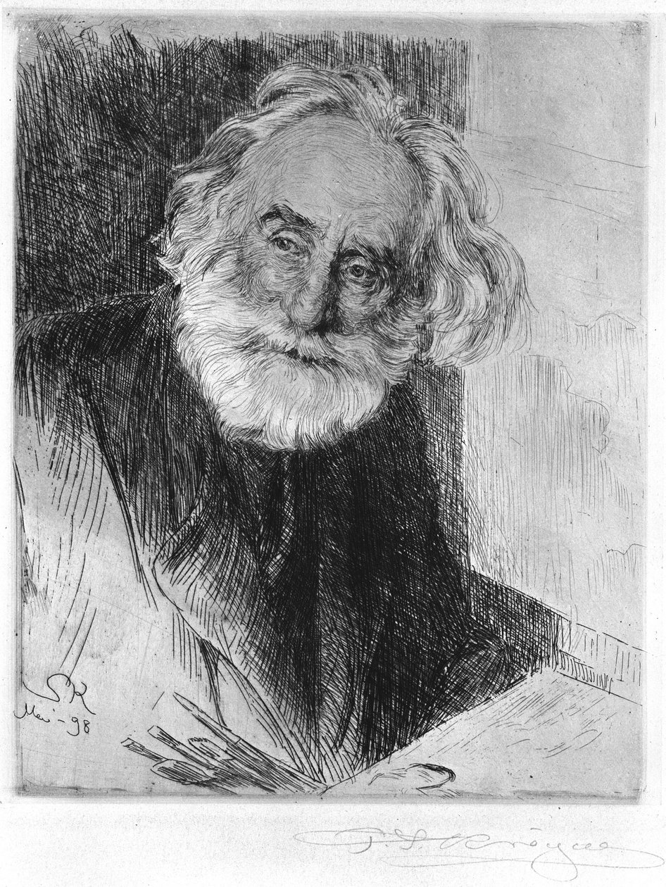 Vilhelm Kyhn portréja alkotó: Peder Severin Krøyer