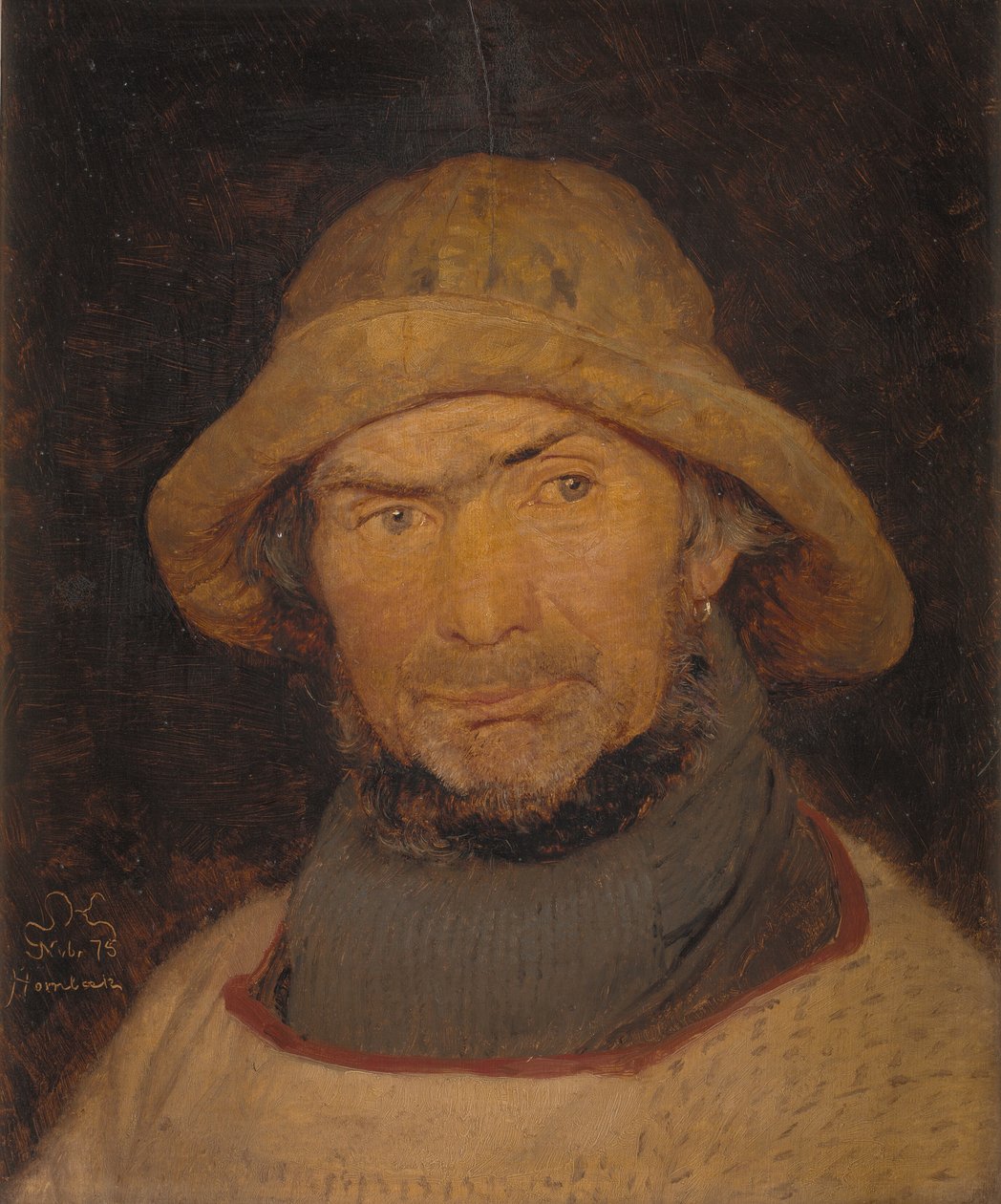 Egy hornbæki halász portréja alkotó: Peder Severin Krøyer