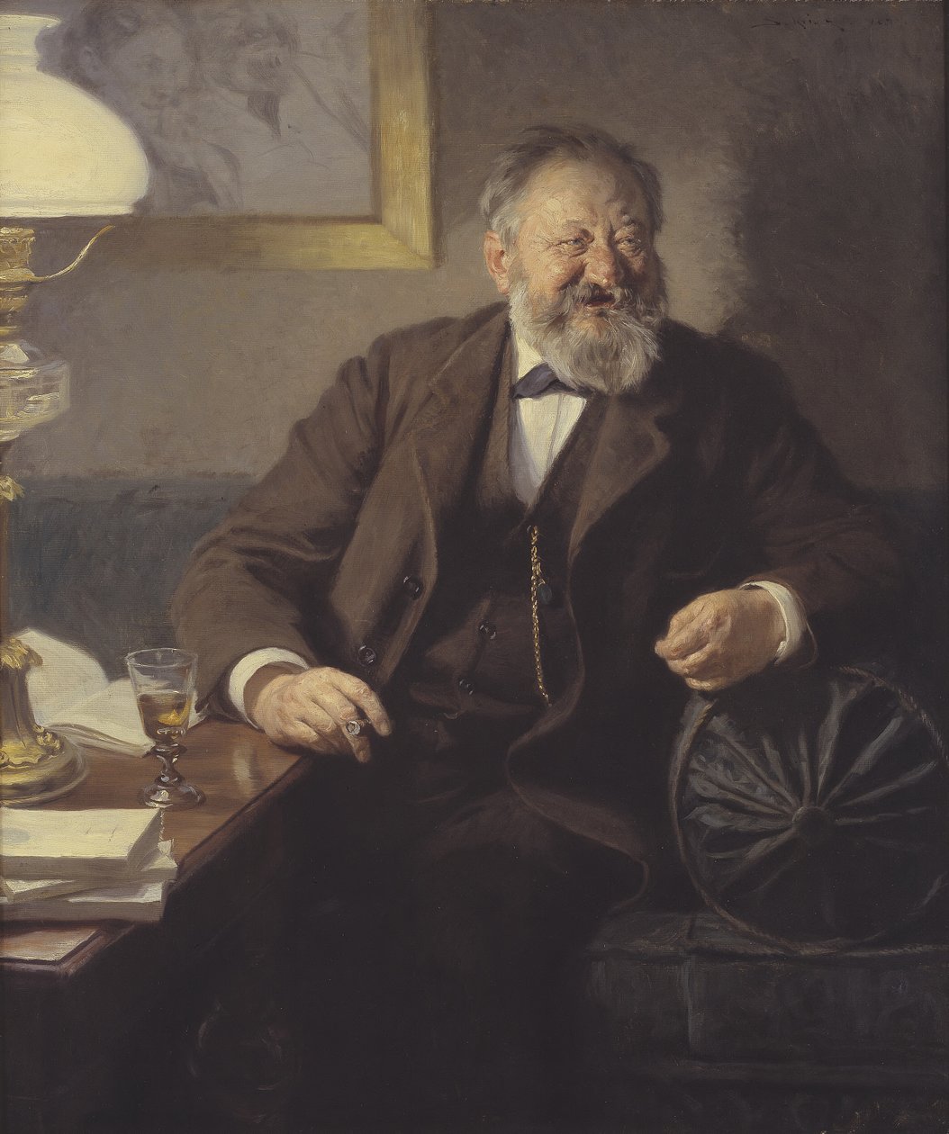 A szerző Sophus Schandorph alkotó: Peder Severin Krøyer