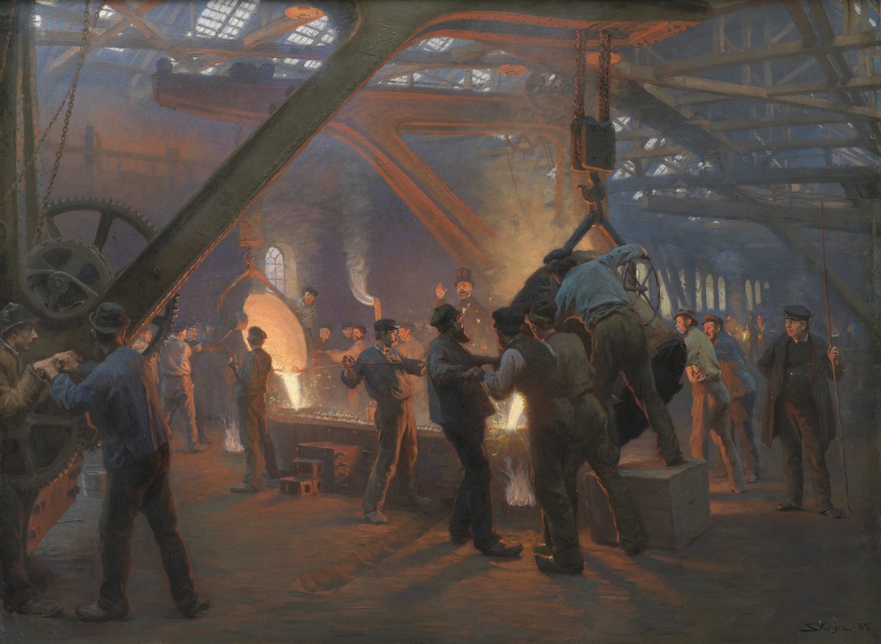 A vasöntöde, Burmeister és Wain alkotó: Peder Severin Krøyer