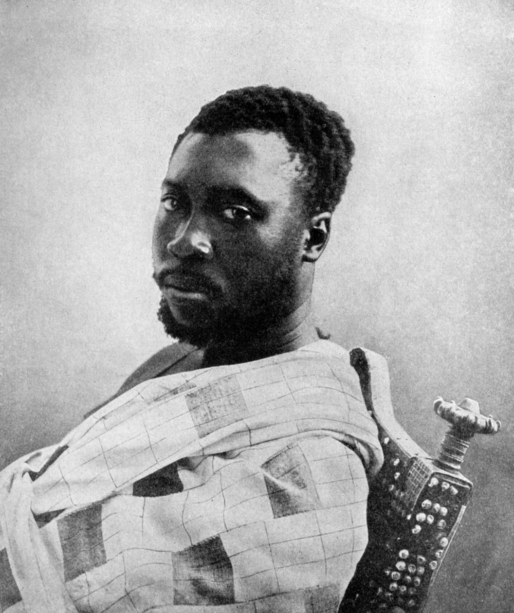 Prempeh, az utolsó Ashanti királyok közül, Ghána, 1922. alkotó: P. A. McCann