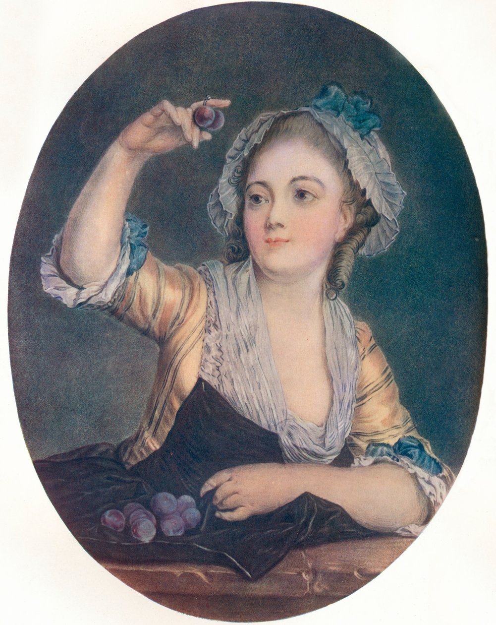 „Les Prunes”, XVIII. század alkotó: P Davesne
