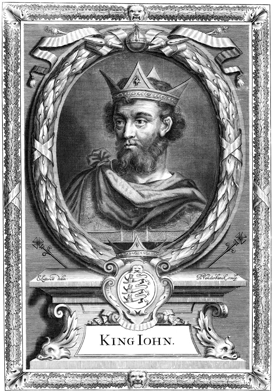 János angol király, XVII. század. alkotó: P. Vanderbanck