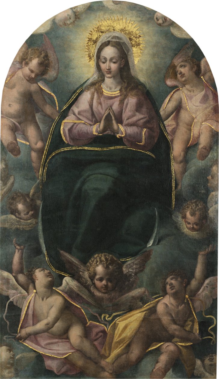 Madonna angyalokkal alkotó: Pablo de Cespedes
