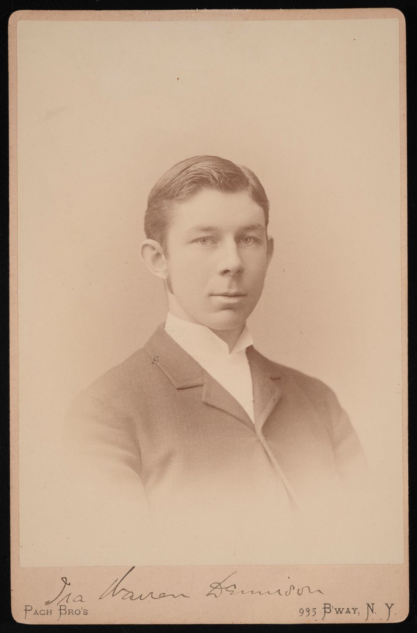 Ira Warren Dennison portréja, 1891 és 1893 között. alkotó: Pach Bros