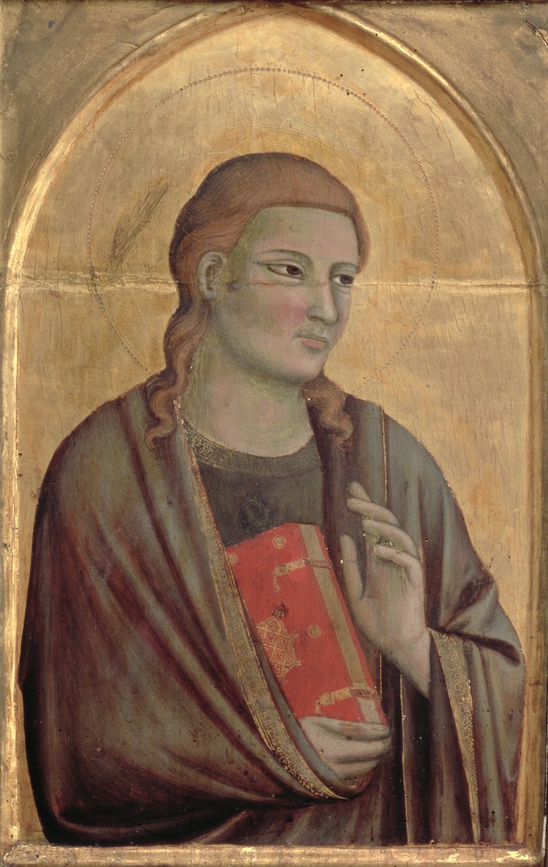 Szent János evangélista (tempera a panelen) alkotó: Pacino di Buonaguida