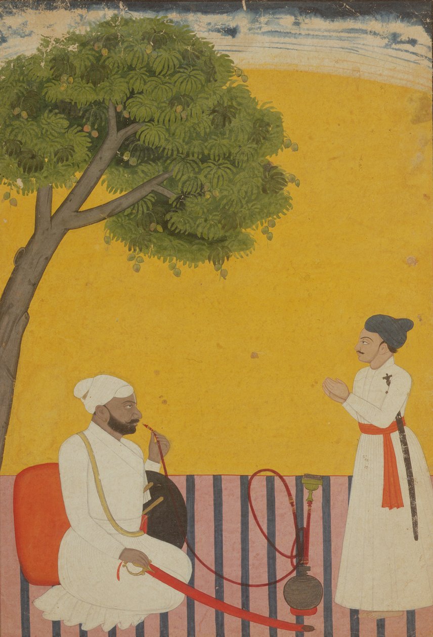 Herceg portréja, Dzsammu, Kasmír, 1760 alkotó: Pahari School
