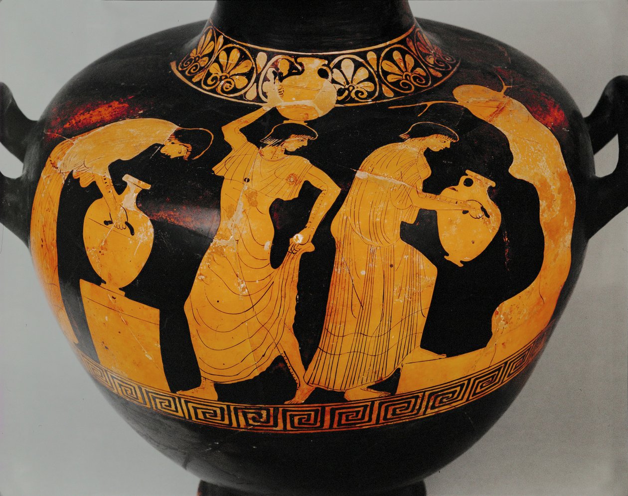 Thrakiai nők a kútnál ... alkotó: Painter Aegisthus