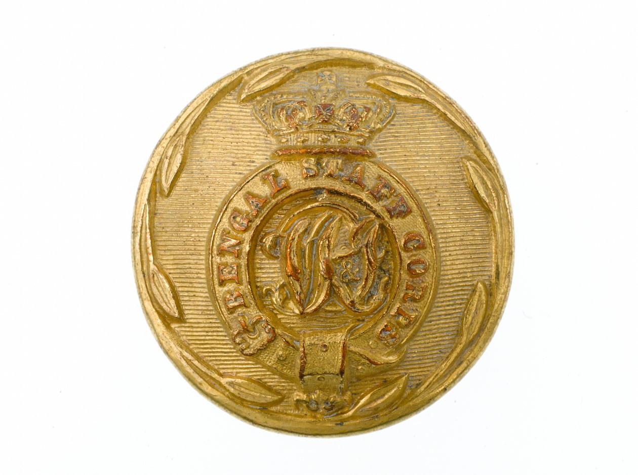 Button, bengáli hadtest, 1876-1891 alkotó: Pakistani School