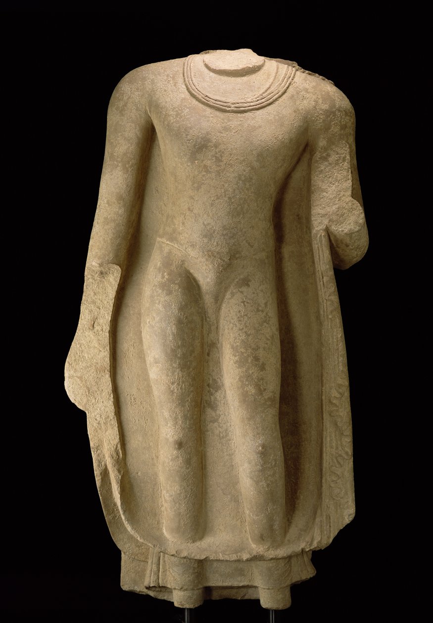 Buddha álló alakja (fej hiányzik), Gandhara alkotó: Pakistani School