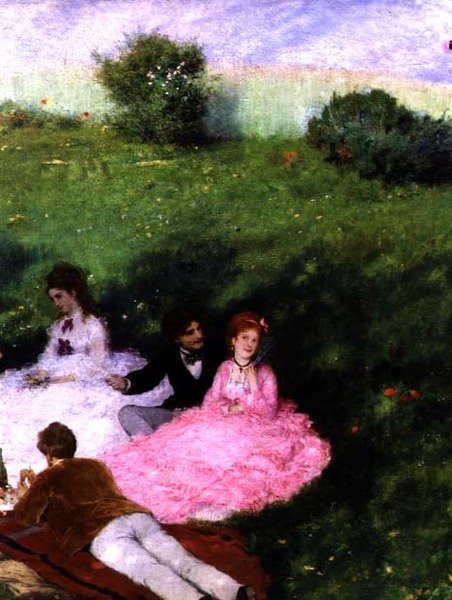 Piknik májusban (részlet), 1873 alkotó: Pál Szinyei Merse