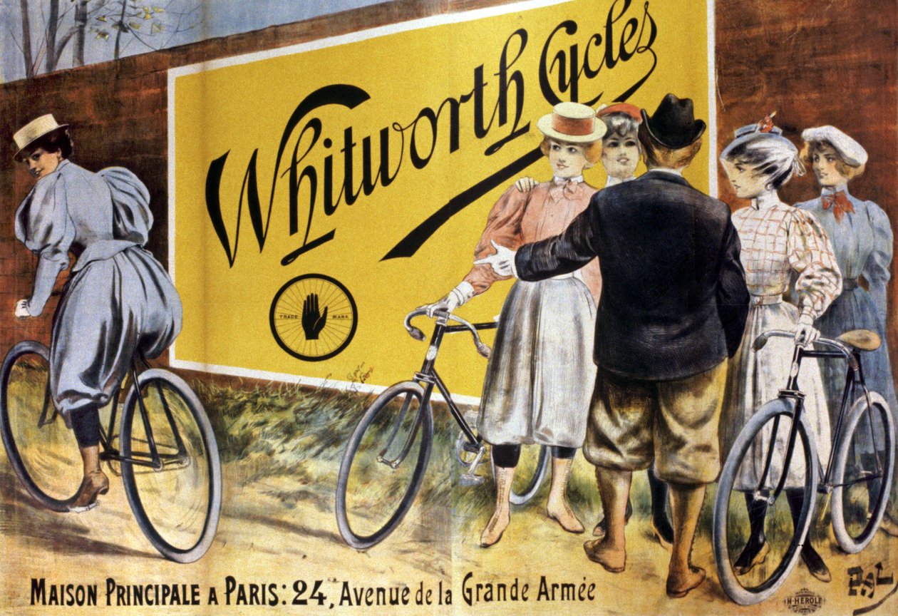Whitworth kerékpárok, c. 1900 (illusztráció) alkotó: Pal (1855 1942)