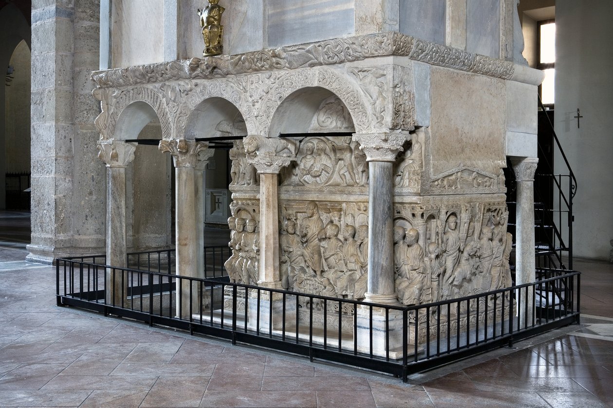 Stilicho szarkofágja (márvány) alkotó: Paleo Christian