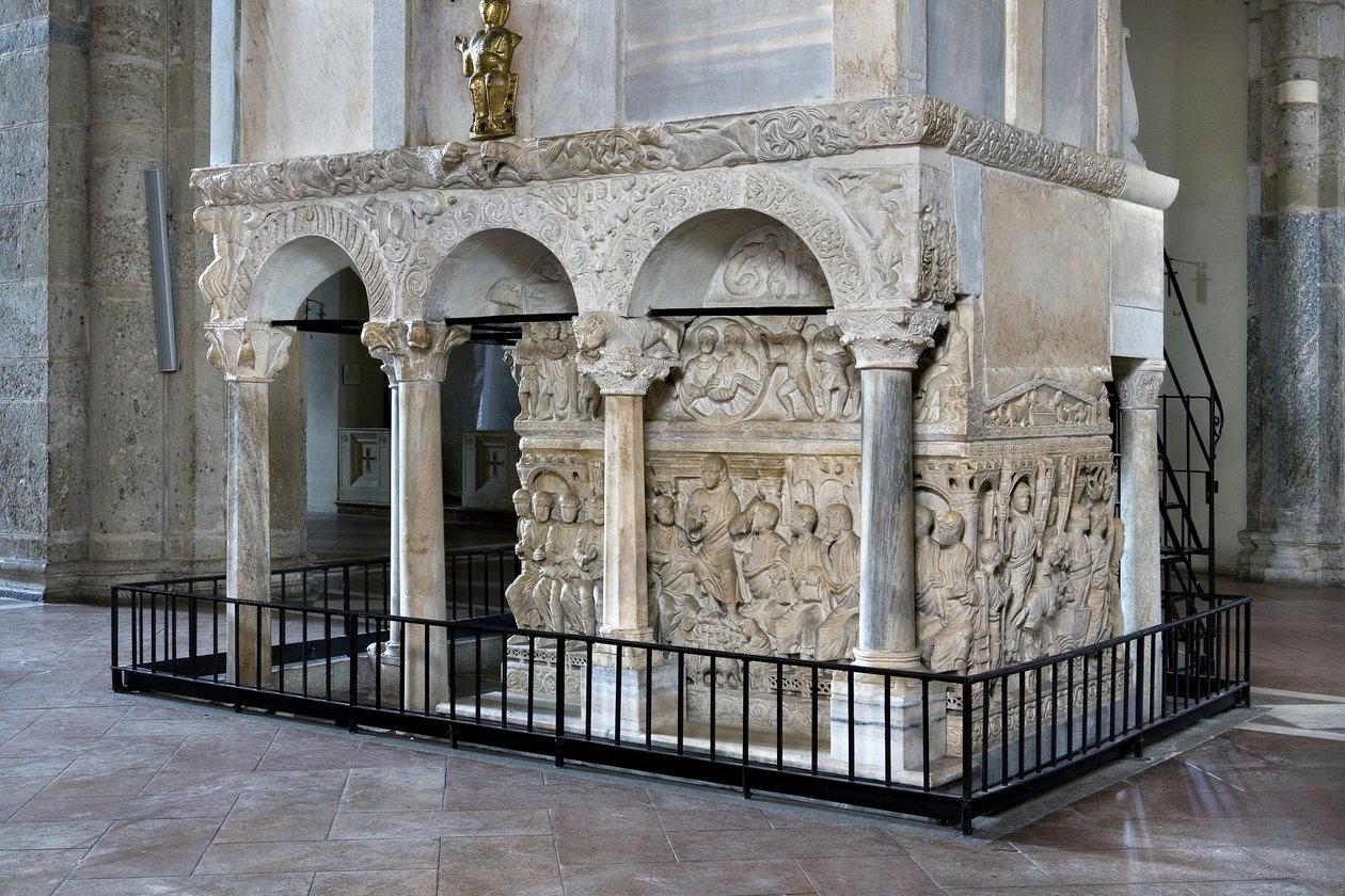 Stilicho szarkofágja (márvány) alkotó: Paleo Christian