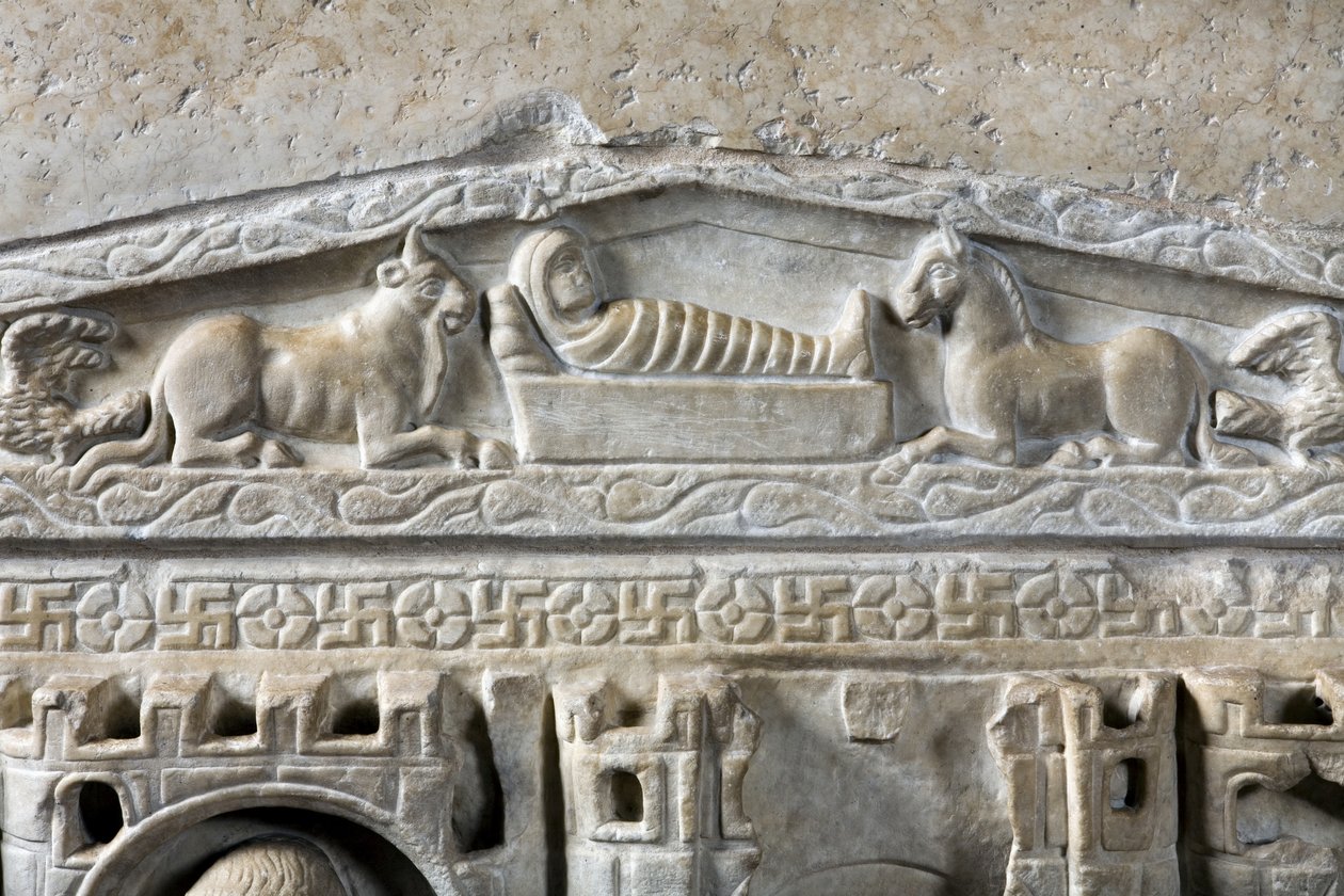 Stilicho szarkofágja (márvány) alkotó: Paleo Christian