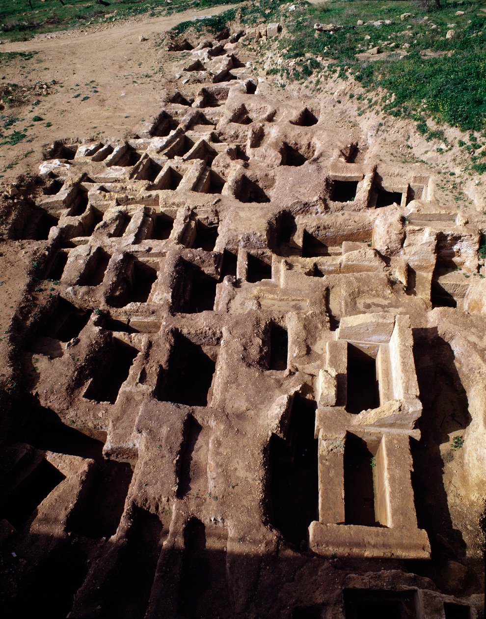 Kilátás a paleokeresztény nekropoliszra, 4. század alkotó: Paleo Christian