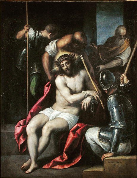 A töviskoronázás, 1624 előtt alkotó: Palma Il Giovane