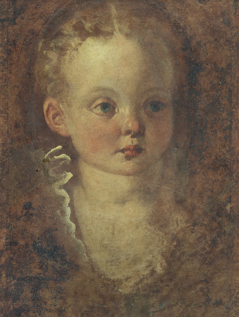 Egy lány mellszobra (verso), 1588-90 körül (olaj, vászonlap) alkotó: Palma Il Giovane