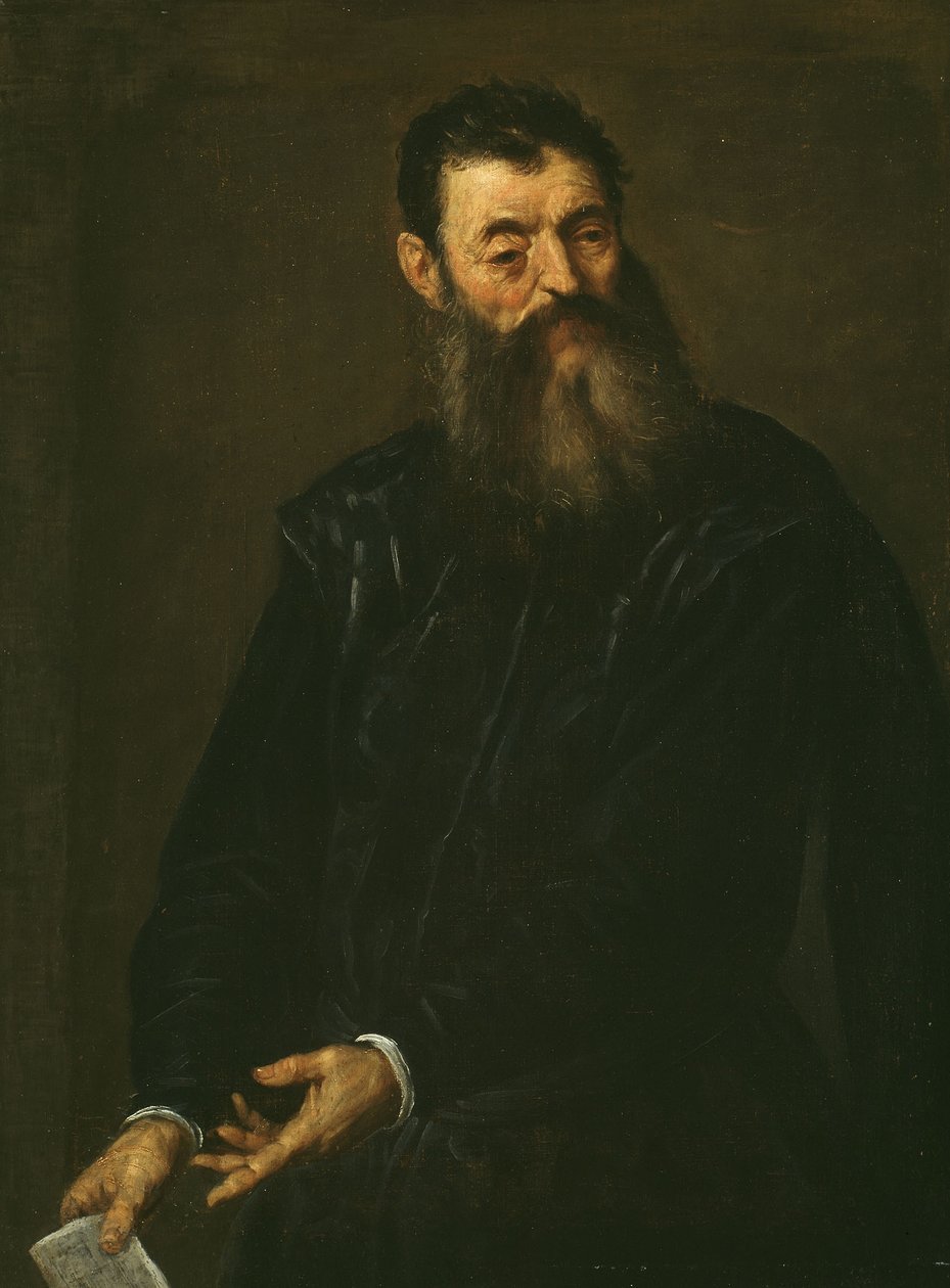 Egy úriember portréja, 1590 körül (olaj, vászon) alkotó: Palma Il Giovane (1548 1628)
