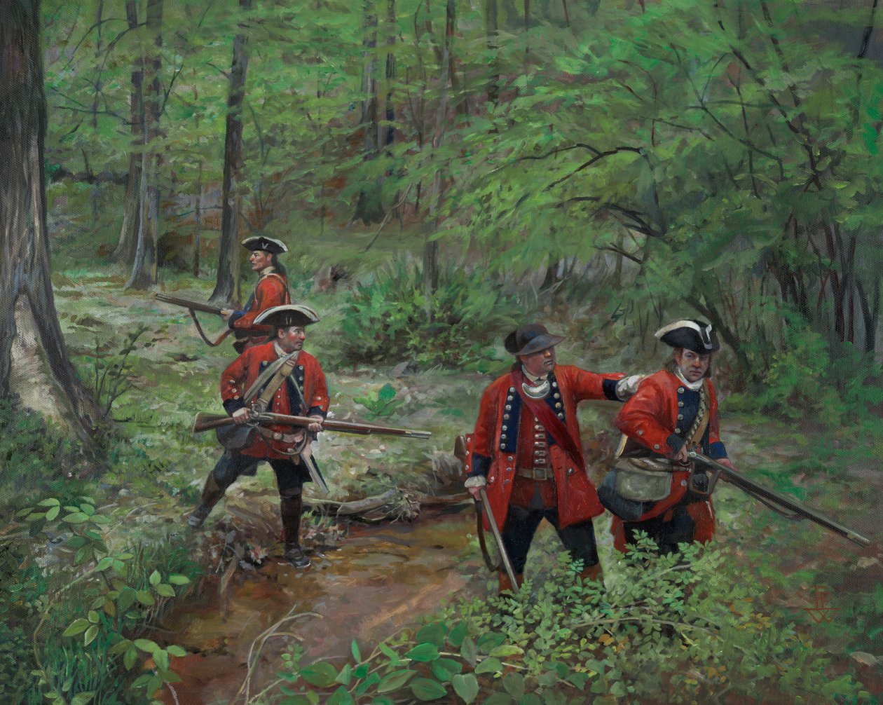 60th Regiment of Foot Royal Americans, 2013 (olaj, vászon) alkotó: Pamela Patrick White