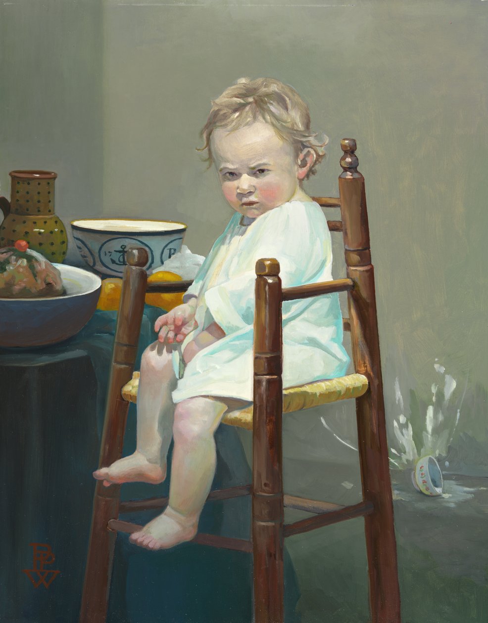 Naughty, 2008 (olaj, vászon) alkotó: Pamela Patrick White