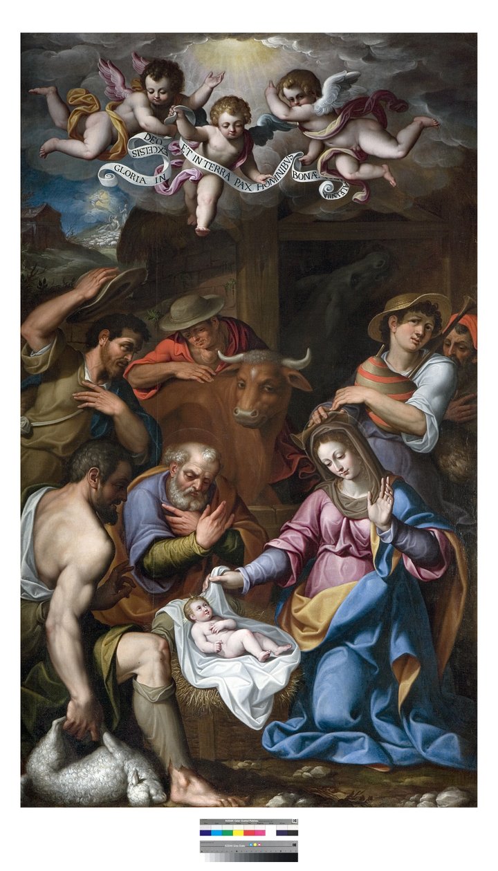 Pásztorok imádása, 1600-15 alkotó: Paolo Camillo Landriani