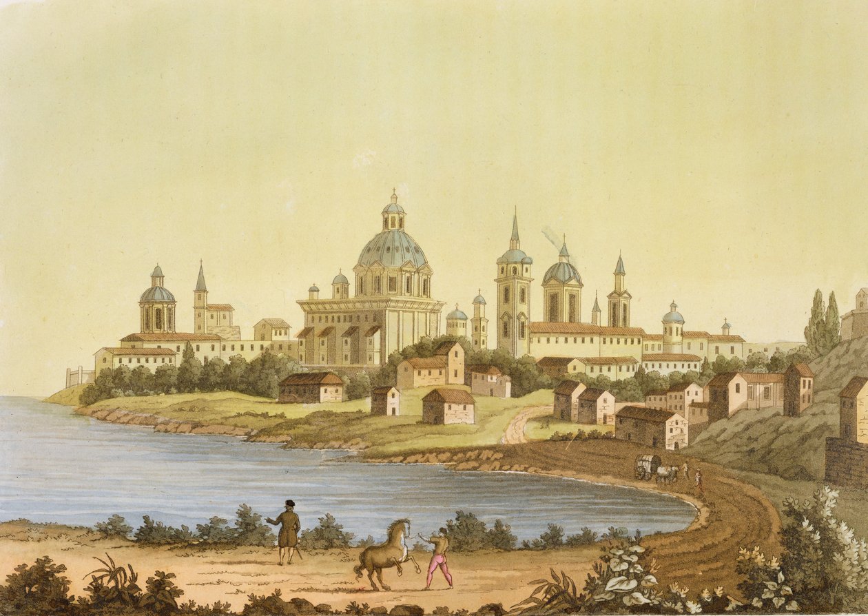 Georgetown, Guyana, a „Le Costume Ancien et Moderne” II. kötetből, 33. lemez, Jules Ferrario, kiadva az 1820-as és 30-as évek körül alkotó: Paolo Fumagalli