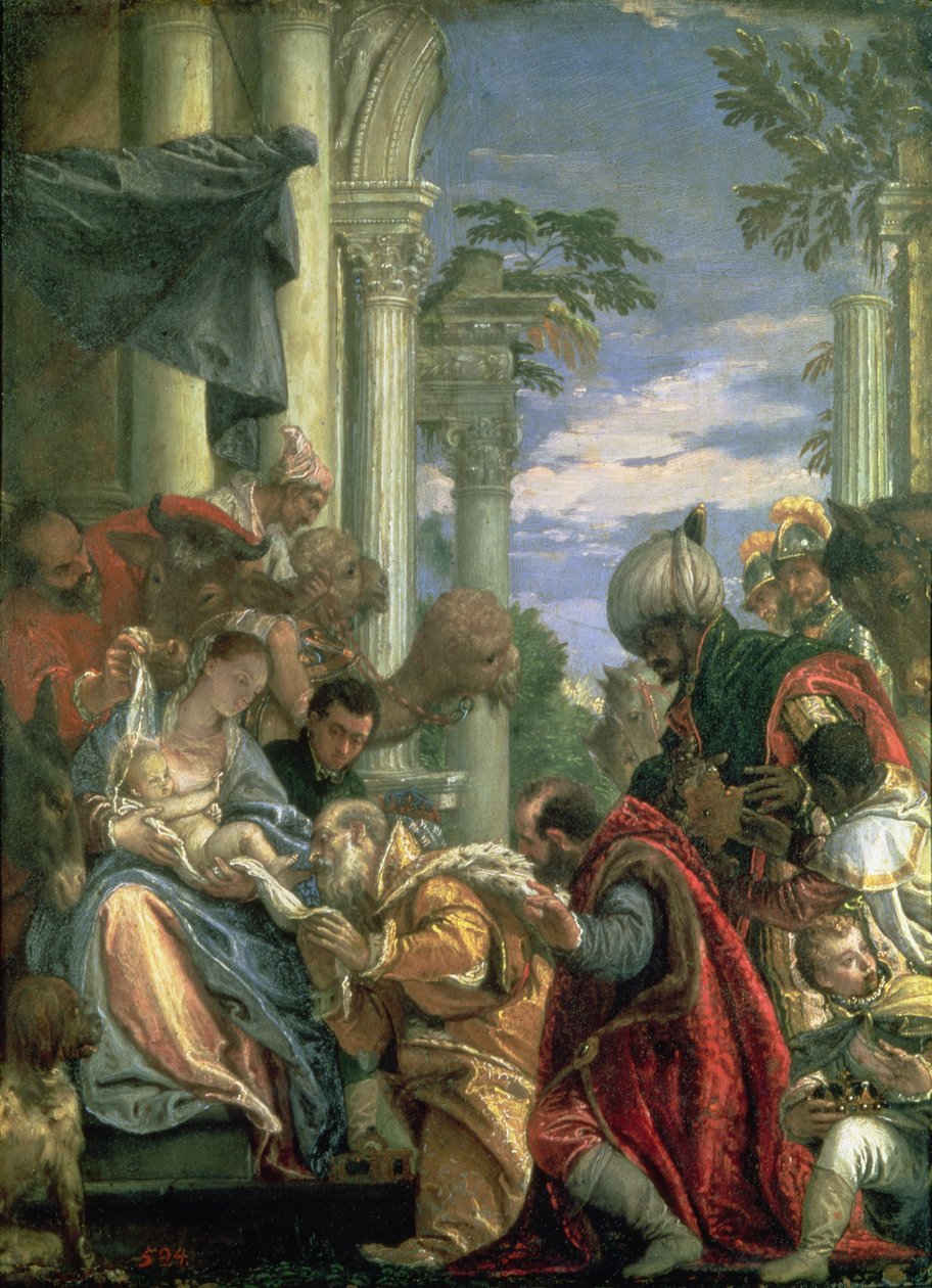 Mágusok imádása, 1570-es évek alkotó: Paolo Veronese