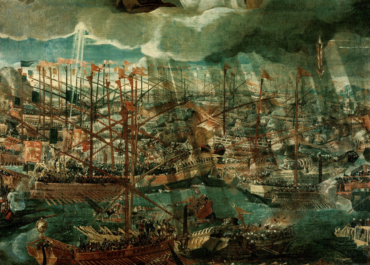 A lepantói csata allegóriája (60381 részlete) alkotó: Paolo Veronese