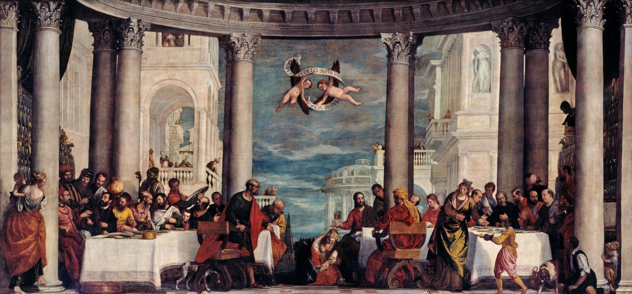 Étkezés Simon farizeusnál alkotó: Paolo Veronese
