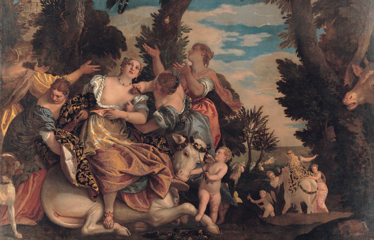 Európa megerőszakolása alkotó: Paolo Veronese