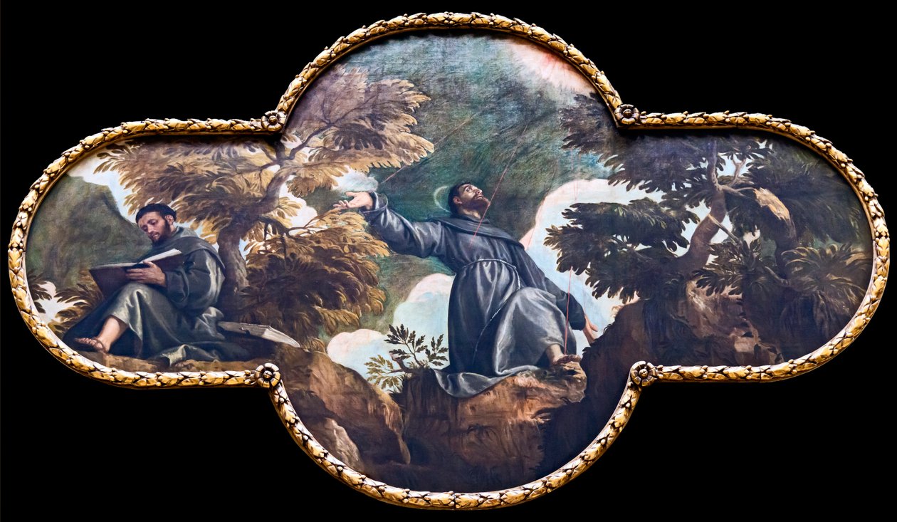 Szent Ferenc a stigmaták fogadása alkotó: Paolo Veronese