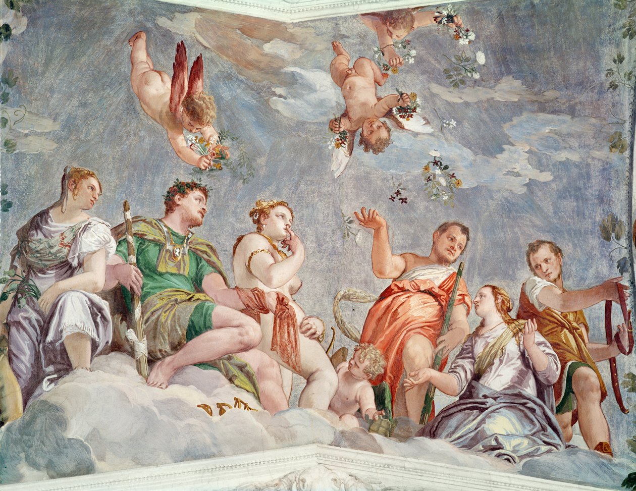 A szerelem udvara vagy a házastársi erények, 1562 alkotó: Paolo Veronese