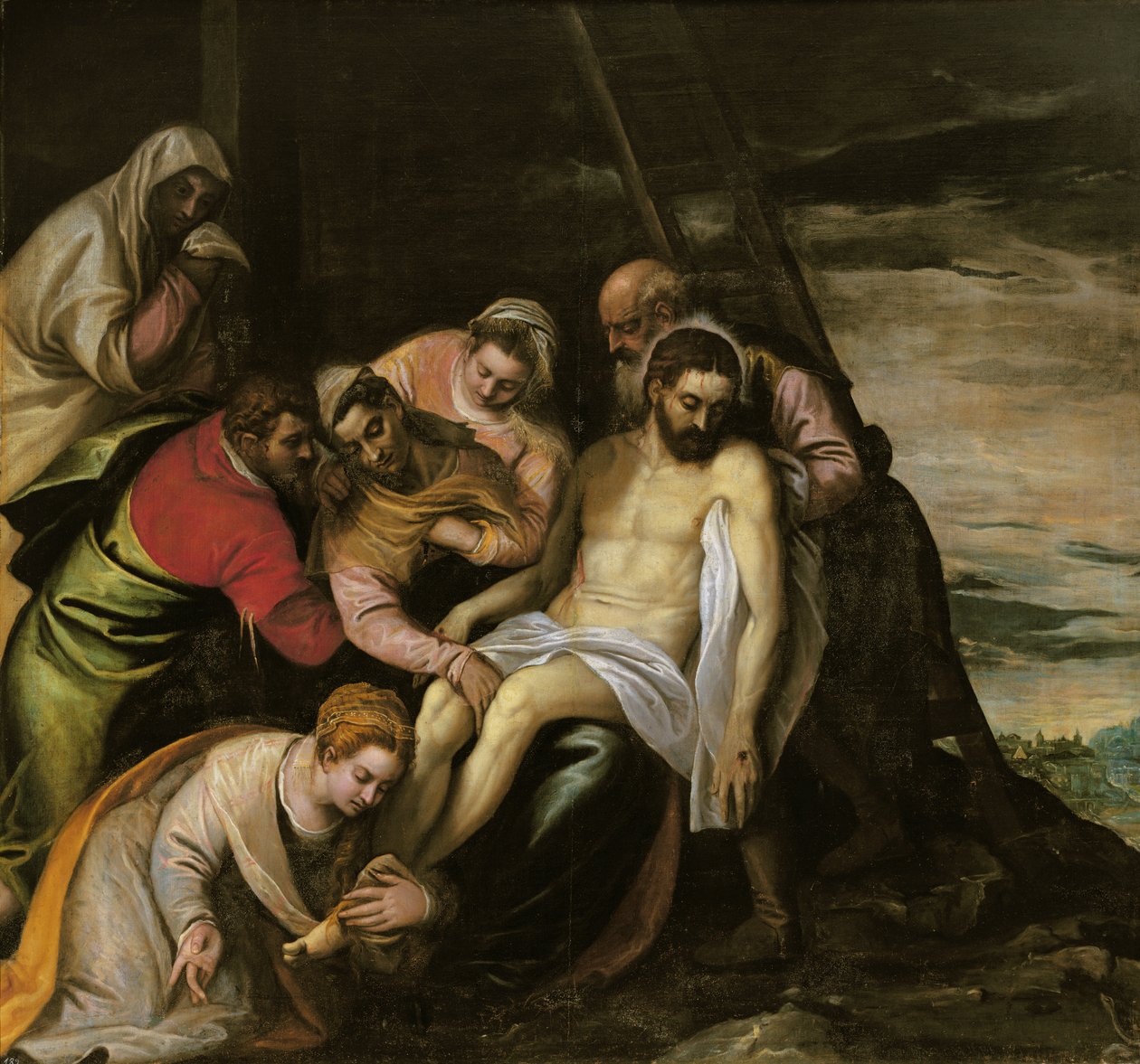 A keresztről való leszállás alkotó: Paolo Veronese