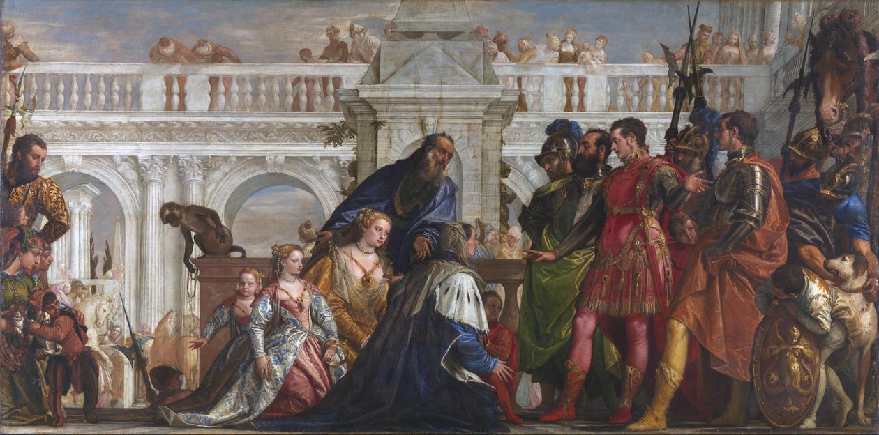 Dareiosz családja Nagy Sándor előtt (Kr. e. 356-323), 1565-67 alkotó: Paolo Veronese