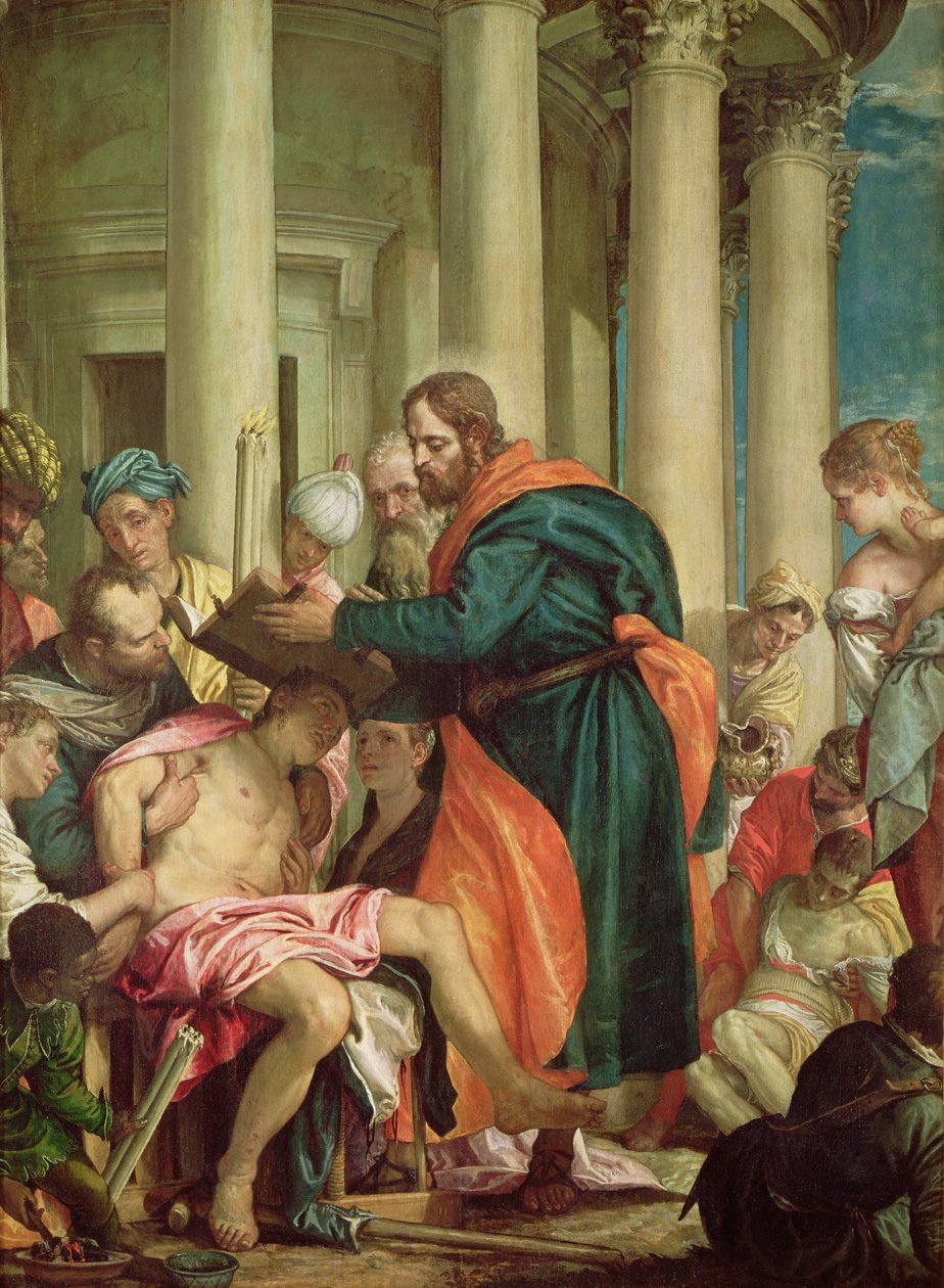 Szent Barnabás csodája, 1566 körül alkotó: Paolo Veronese