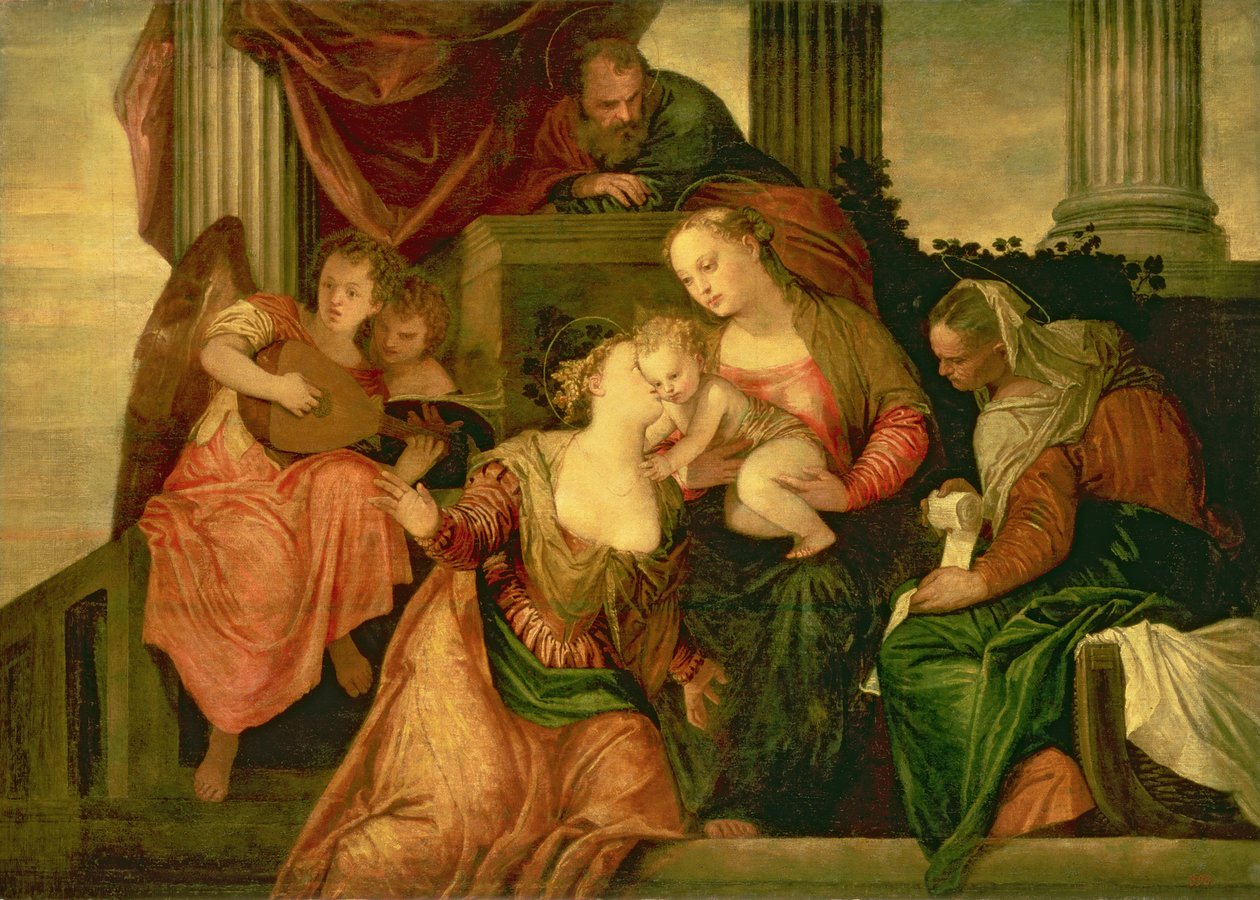 Szent Katalin misztikus házassága, 1548 körül alkotó: Paolo Veronese