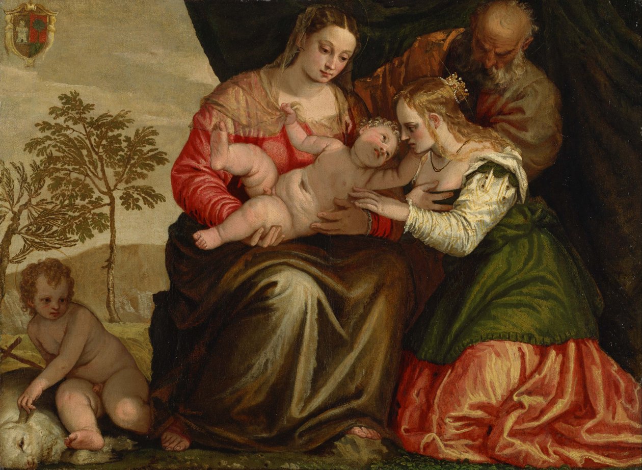 Szent Katalin misztikus házassága alkotó: Paolo Veronese