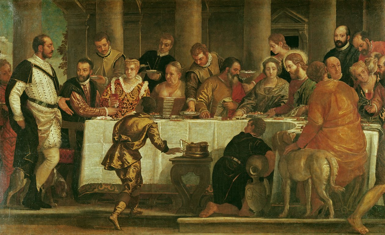 Esküvő Kánában alkotó: Paolo Veronese