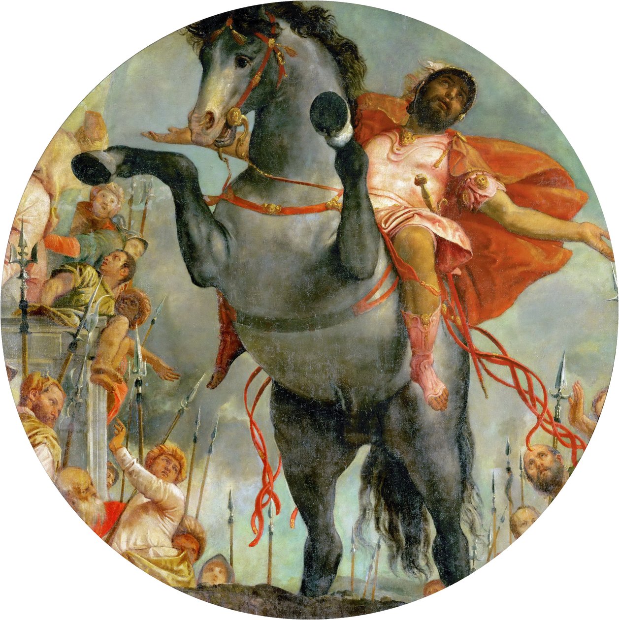 Marcus Curtius áldozatos halála alkotó: Paolo Veronese