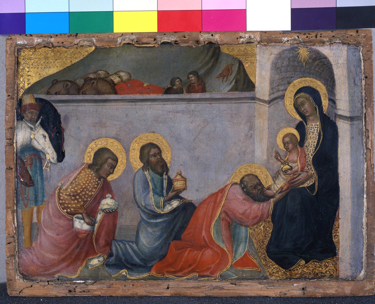 A mágusok imádása, 1400 körül (tempera fán) alkotó: Paolo di Giovanni Fei