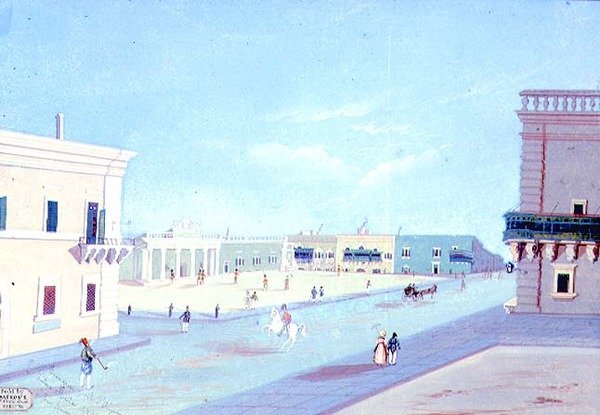 Szent György tér, Valletta, Málta alkotó: Paolo Andrea Deangelis