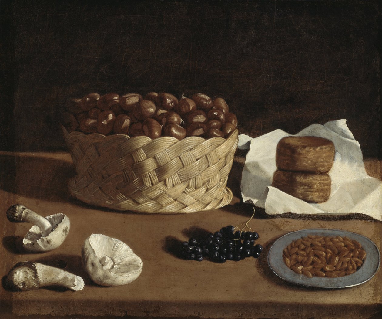 Konyhai csendélet, 1640 körül alkotó: Paolo Antonio Barbieri