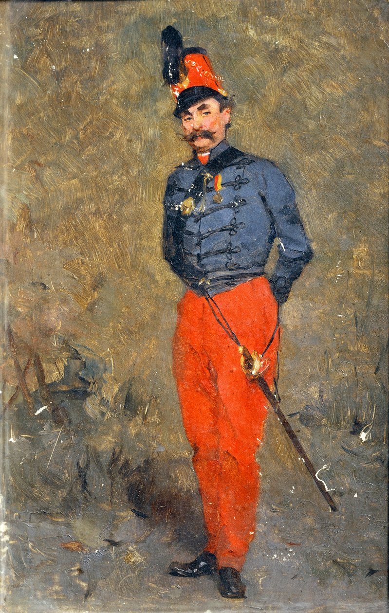 Luigi Comastri portréja (olaj, vászon) alkotó: Paolo Bedini