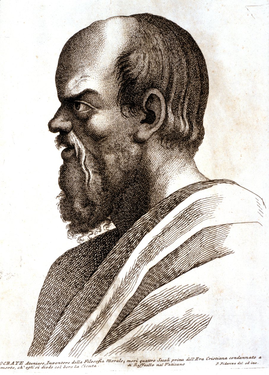 SOCRATES. 1757-1760 (metszet) alkotó: Paolo Fidanza