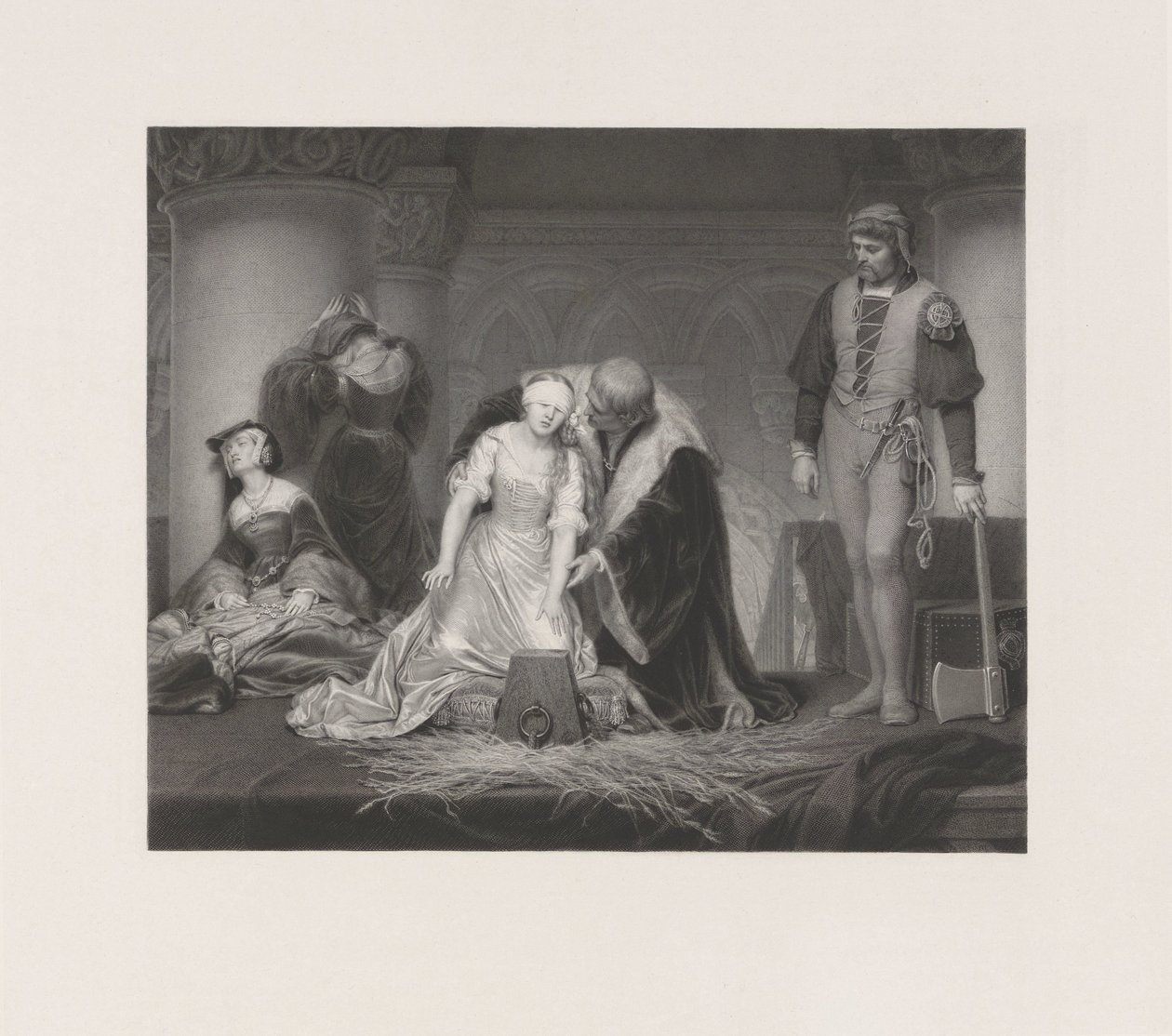 Lady Jane Gray kivégzése alkotó: Paolo Mercuri