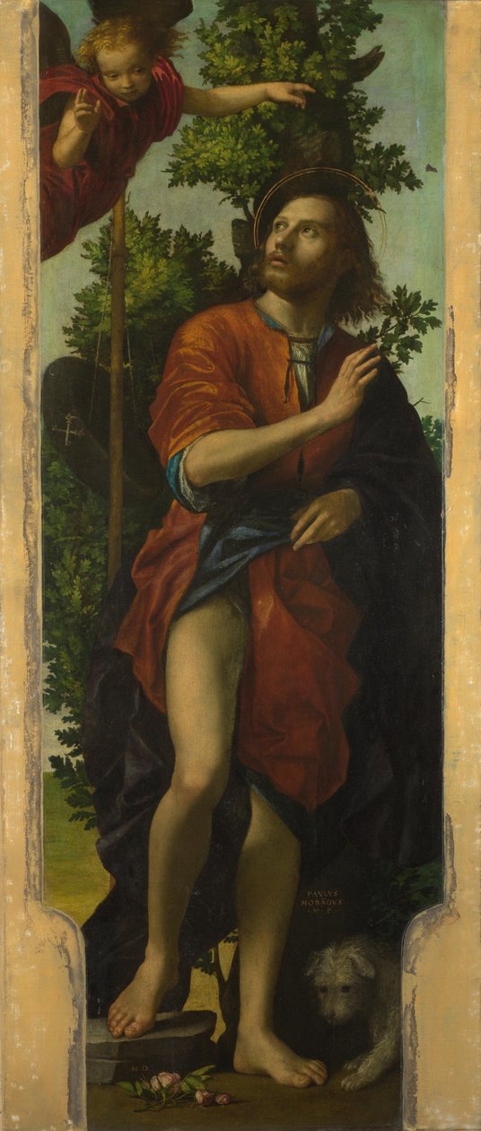 Szent Rókus, 1518 alkotó: Paolo Morando